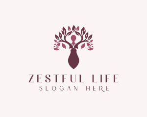 Organic Natural Beauty Spa logo design