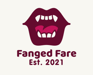 Vampire Mouth Fangs logo