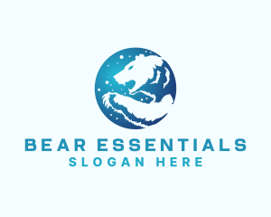 Winter Polar Bear logo
