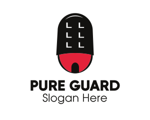 London Guard Headdress logo design