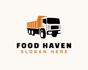 Dump Truck Haulage Logo