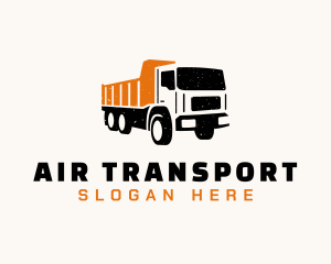 Dump Truck Haulage logo design