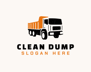 Dump Truck Haulage logo design