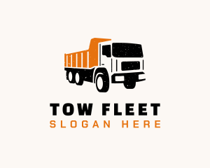 Dump Truck Haulage logo design