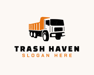 Dump Truck Haulage logo design