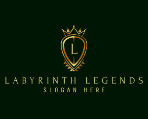 Premier Luxury Shield logo design