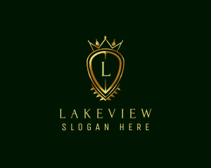 Premier Luxury Shield logo design