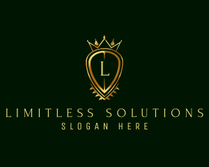 Premier Luxury Shield logo design