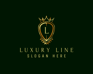 Premier Luxury Shield logo design