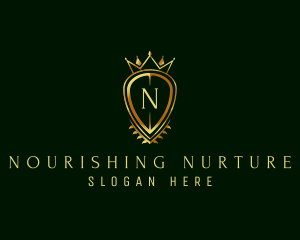 Premier Luxury Shield logo design