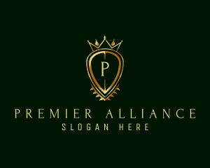 Premier Luxury Shield logo design