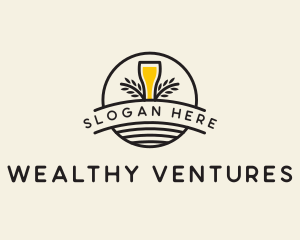 Organic Beer Brewery  Logo