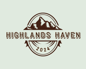 Nature Outdoor Mountain logo design