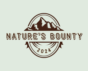 Nature Outdoor Mountain logo design