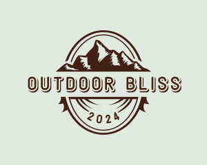 Nature Outdoor Mountain logo design