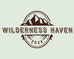 Nature Outdoor Mountain logo design