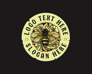 Honey Bee Floral logo