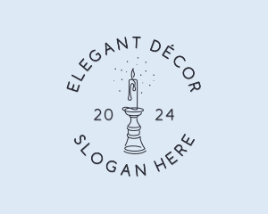 Decor Candle Holder logo design