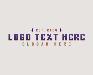 Retro Arcade Text logo