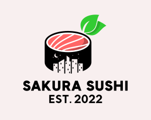 City Japanese Sushi  logo design