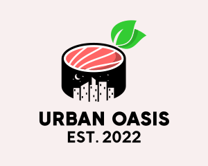 City Japanese Sushi  logo design