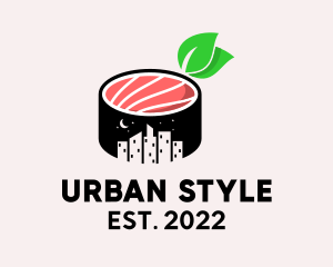 City Japanese Sushi  logo design