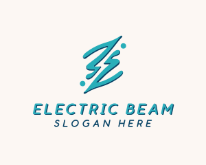 Electric lightning Bolt logo design