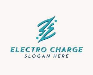 Electric lightning Bolt logo design