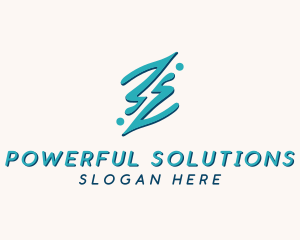 Electric lightning Bolt logo design