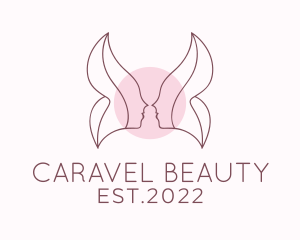 Beauty Product Wings  logo design