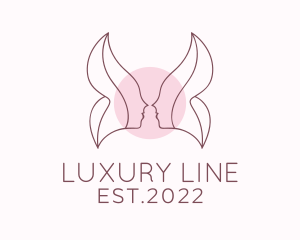 Beauty Product Wings  logo design