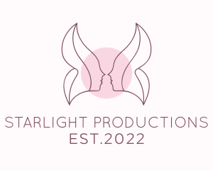 Beauty Product Wings  logo design