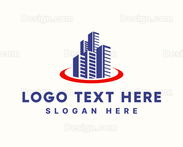 Condominium Building Real Estate Logo