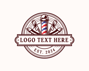 Barber Grooming Razor logo