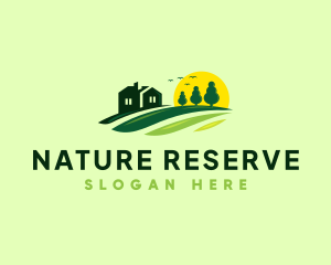 Nature Land Farming logo design