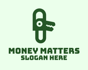 Modern Alligator Clip logo