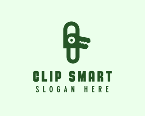 Modern Alligator Clip logo