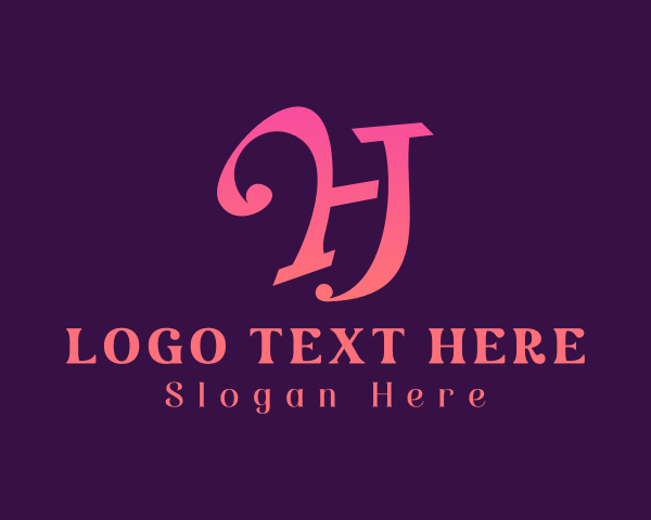 Monogram logo example 2