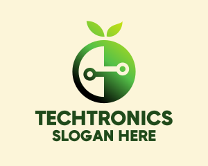 Green Fruit Electronics Brand  logo