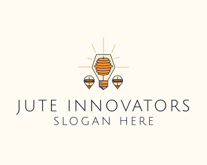 Innovation Electric Bulb logo design