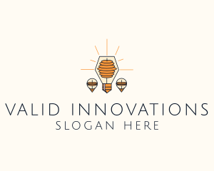 Innovation Electric Bulb logo design