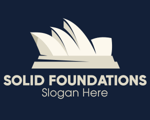 Sydney Opera House Australia Landmark Logo