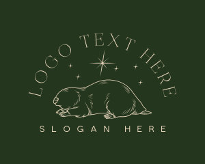 Mole Rodent Animal logo