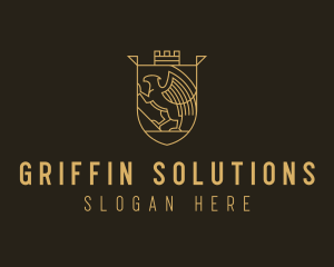 Regal Griffin Crest logo design