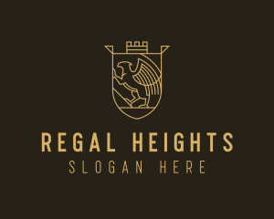 Regal Griffin Crest logo design