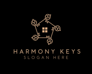 Home Housing Key logo design