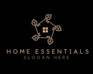 Home Housing Key logo design