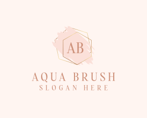 Feminine Watercolor Makeup logo design