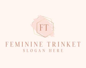 Feminine Watercolor Makeup logo design