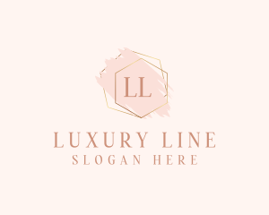 Feminine Watercolor Makeup logo design